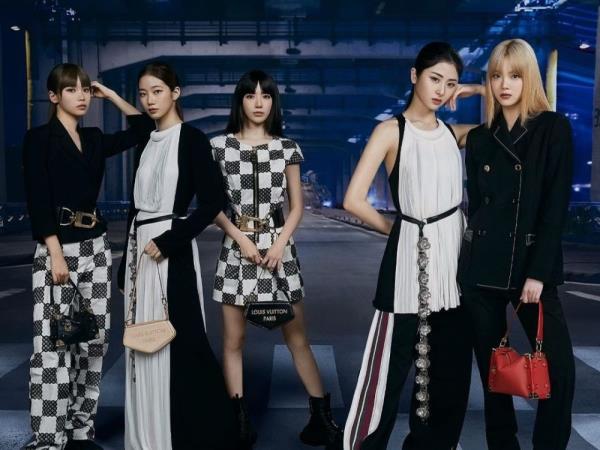 韩国流行女团Le Sserafim成为法国奢侈品牌路易威登的新形象大使，粉丝们欢欣鼓舞(视频)