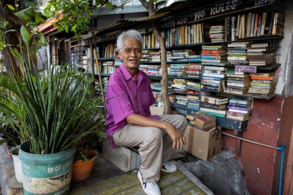 菲律宾的“图书馆之家”堆满了书籍，以激发阅读