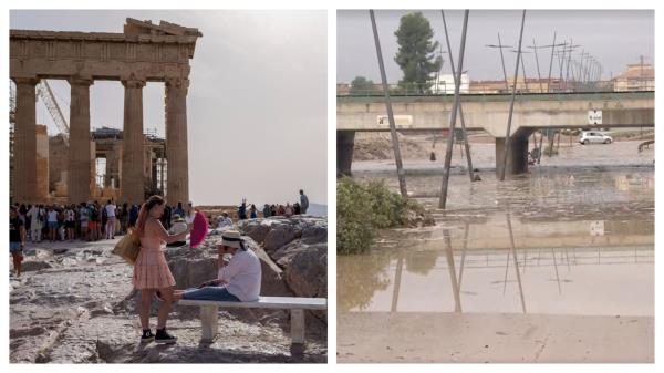 洪水和热浪席卷欧洲，西班牙和希腊的热门度假胜地遭受重创